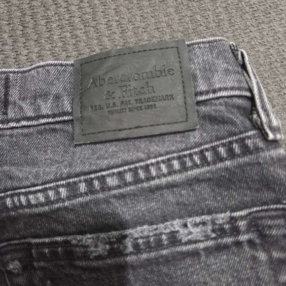 Abercrombie & Fitch Charcoal Jeans - Picture 2 of 6